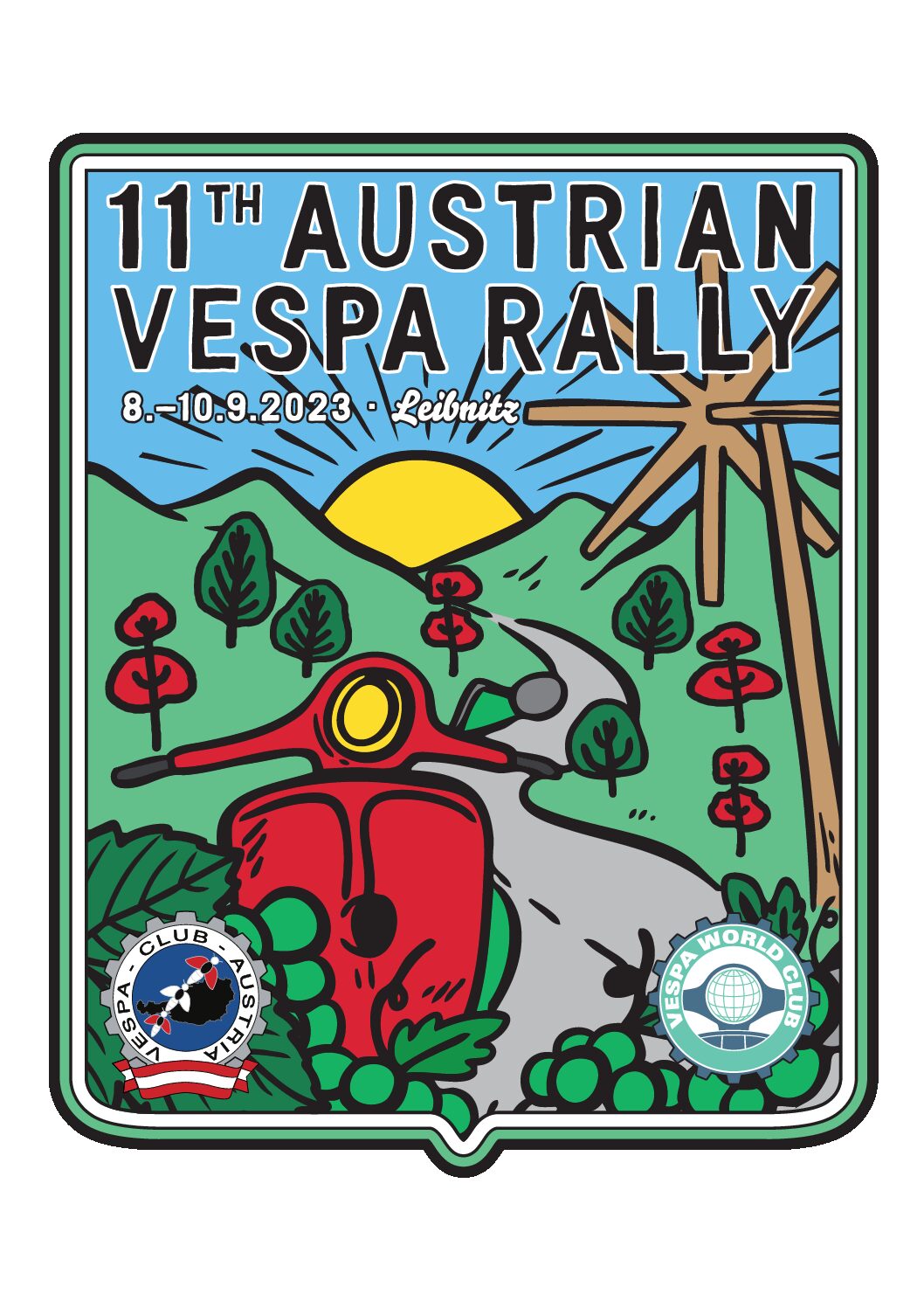 11th. Austrian Vespa Rally in Leibnitz